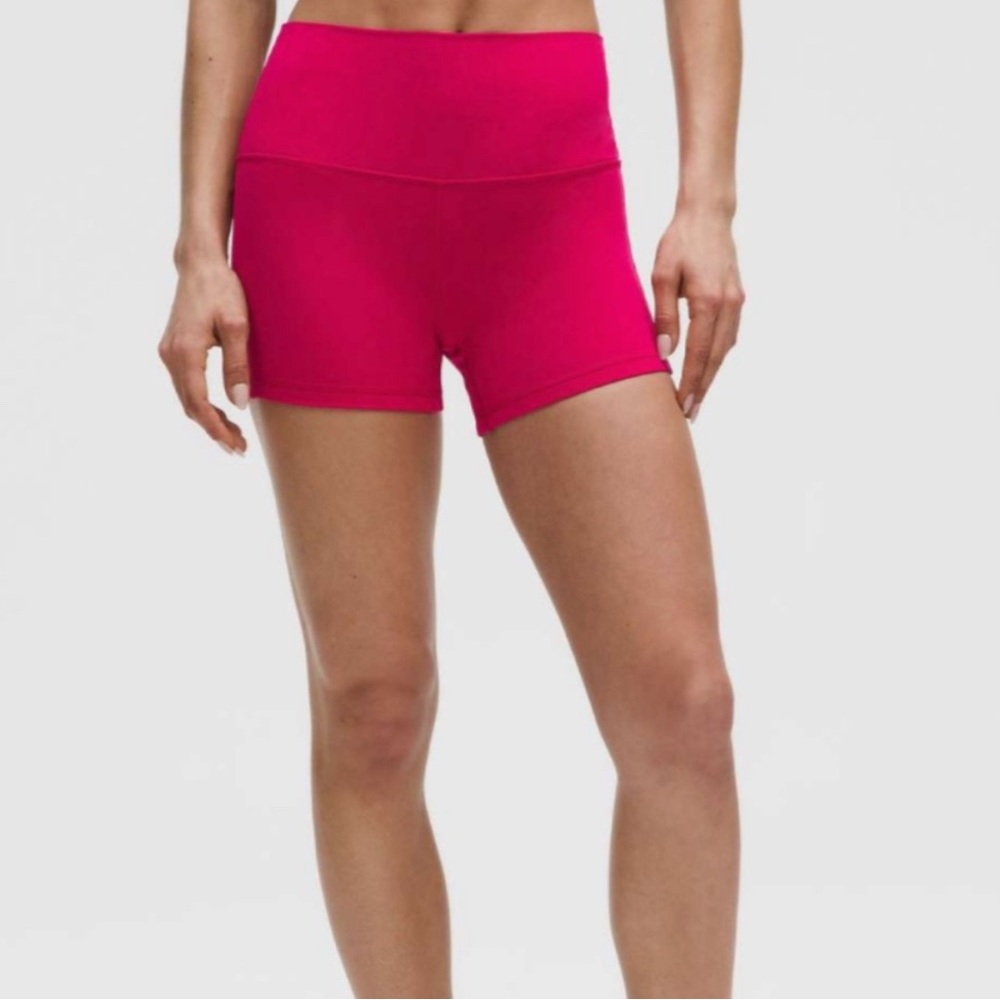 Woman’s Pink Lululemon Align Shorts 4” Size 4 - Picture 5 of 10